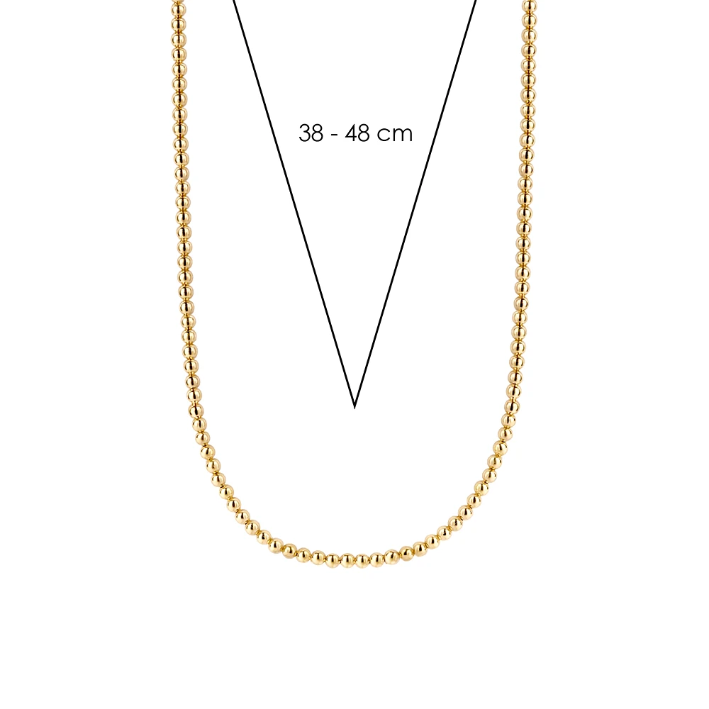 COLLIER EN ARGENT AVEC BOULES