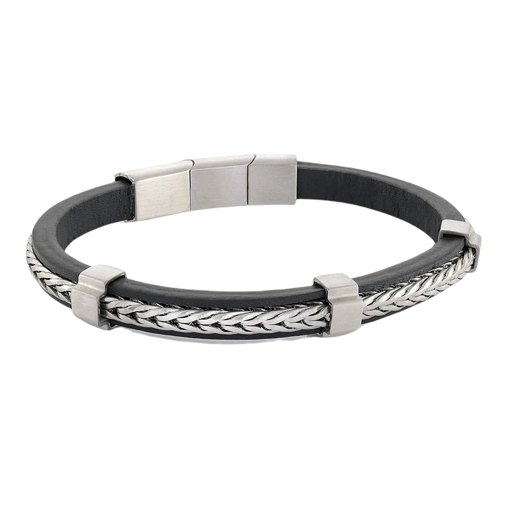 BRACELET EN ACIER POUR HOMME 8"