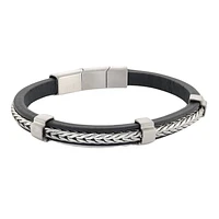 BRACELET EN ACIER POUR HOMME 8"