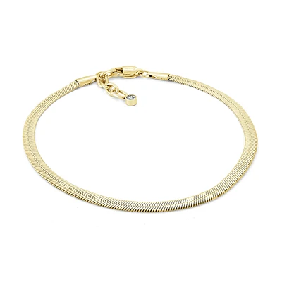BRACELET CHEVILLE EN ACIER - 7''