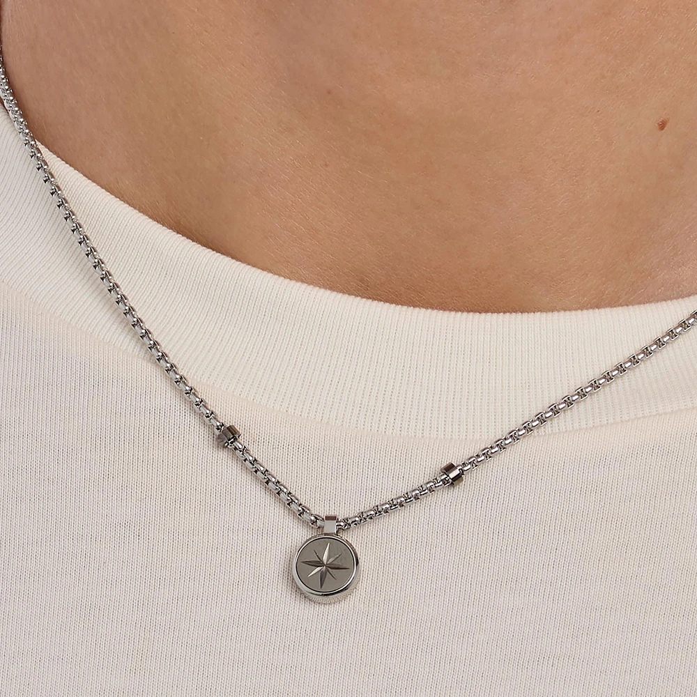 316L STEEL PENDANT - 19''