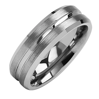 TUNGSTEN RING FOR MEN 7MM