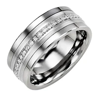 TUNGSTEN AND 10K GOLD RING MEN 9MM