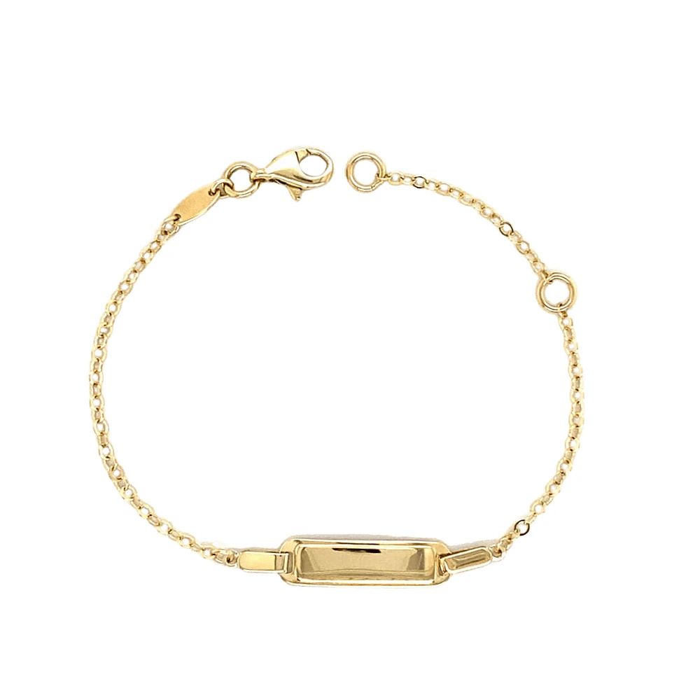 BRACELET OR JAUNE 10K - 6''