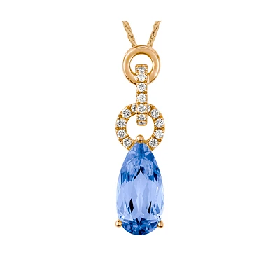 14K PINK GOLD PENDANT