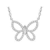 10K WHITE GOLD NECKLACE