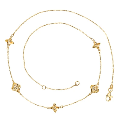 10K YELLOW GOLD NECKLACE - 18''