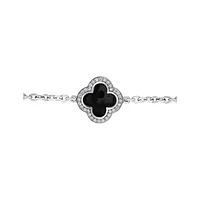10K WHITE GOLD BRACELET
