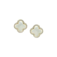 BOUCLES D'OREILLES OR JAUNE 10K
