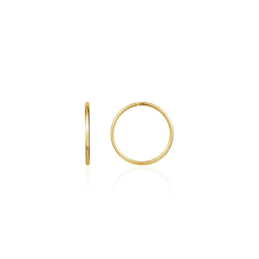15MM SLEEPERS EARRINGS IN 10K GOLD