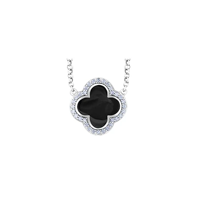 10K WHITE GOLD PENDANT