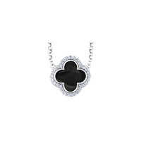 10K WHITE GOLD PENDANT