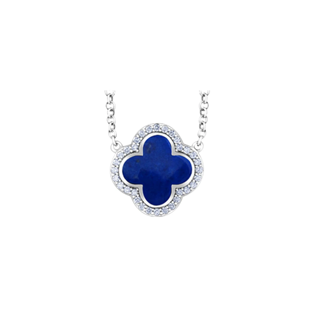10K WHITE GOLD PENDANT