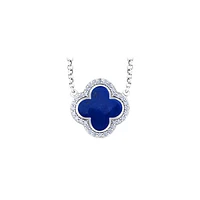 10K WHITE GOLD PENDANT