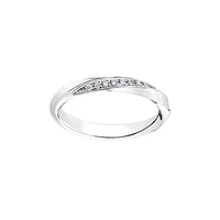 10K WHITE GOLD RING