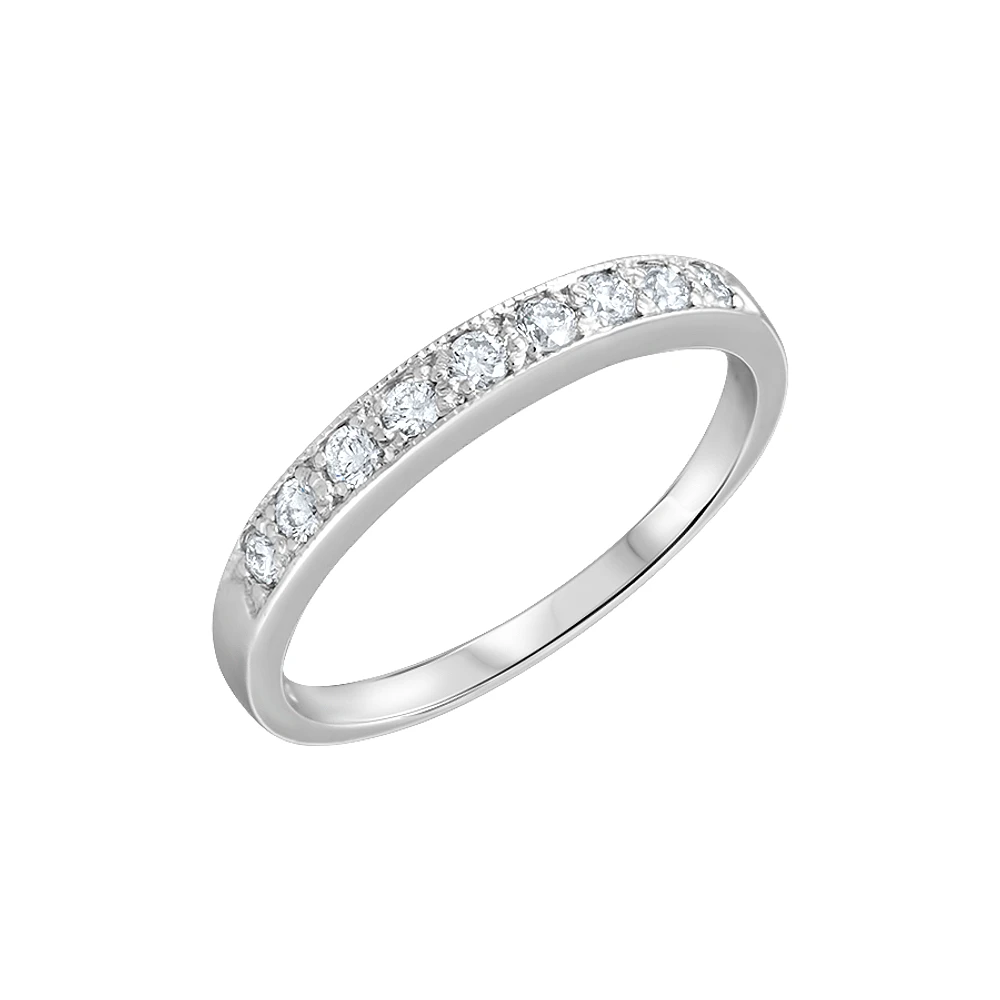 BAGUE OR BLANC 14K