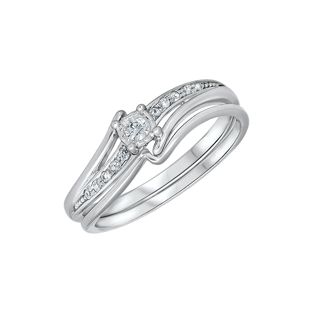 10K WHITE GOLD RING