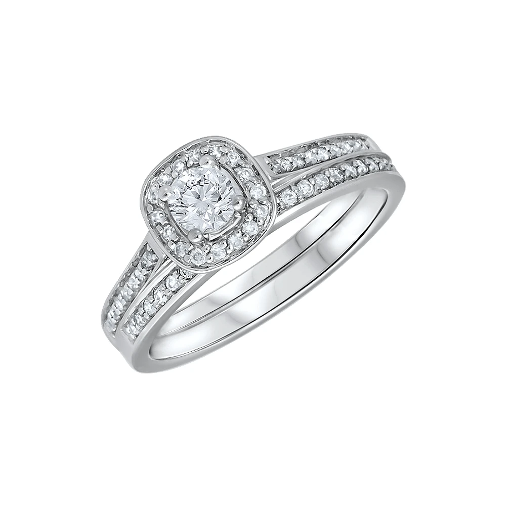 10K WHITE GOLD RING