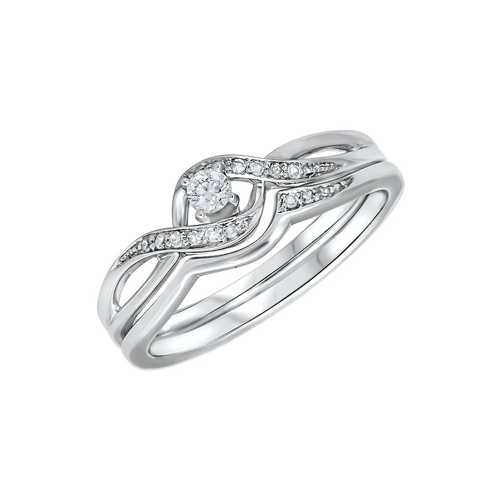 10K WHITE GOLD RING