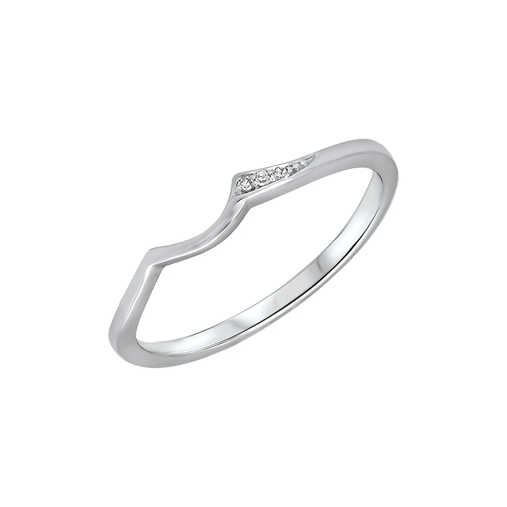 10K WHITE GOLD RING