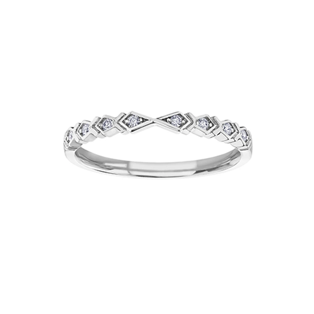 10K WHITE GOLD RING