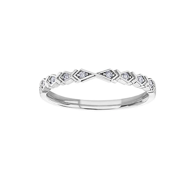 10K WHITE GOLD RING