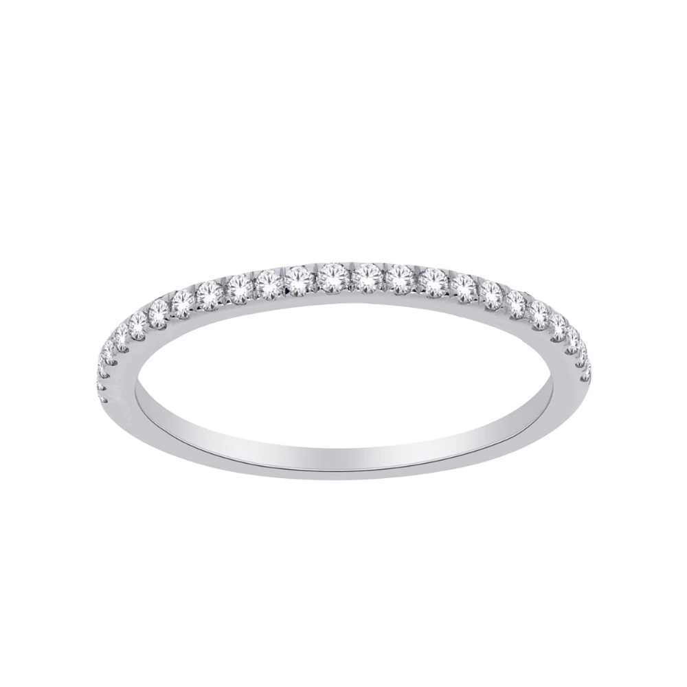 10K WHITE GOLD BAND