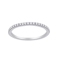 10K WHITE GOLD BAND