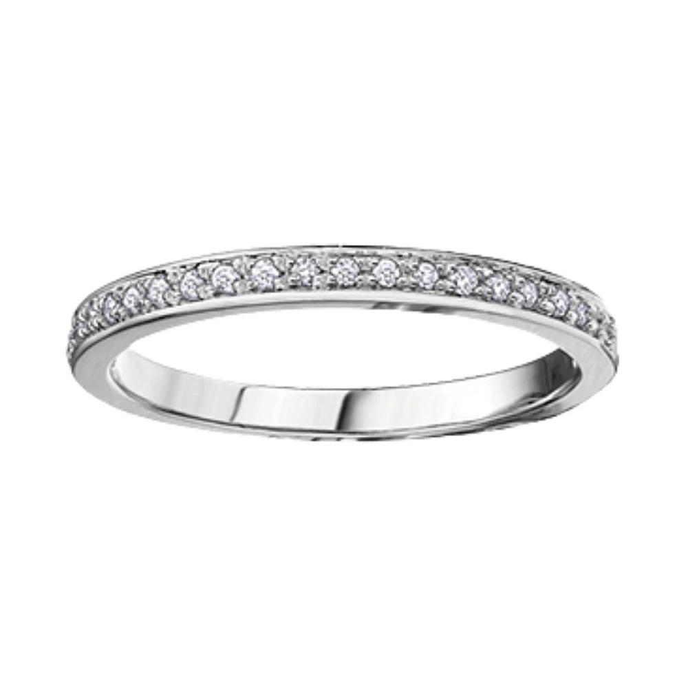 BAND 14K WHITE GOLD