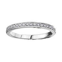 BAND 14K WHITE GOLD