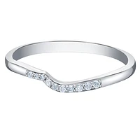 10K WHITE GOLD BAND