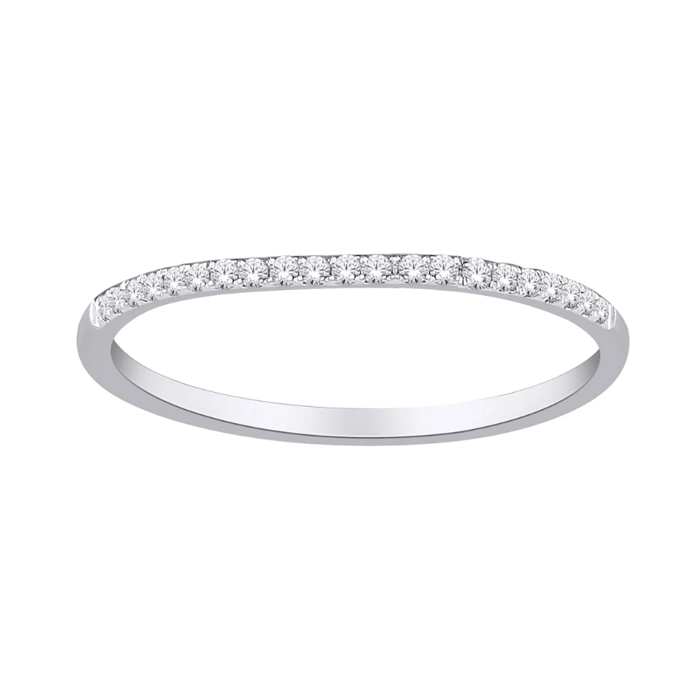 10K WHITE GOLD BAND