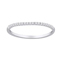 10K WHITE GOLD BAND