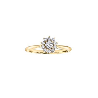 BAGUE EN OR 14K POUR FEMME