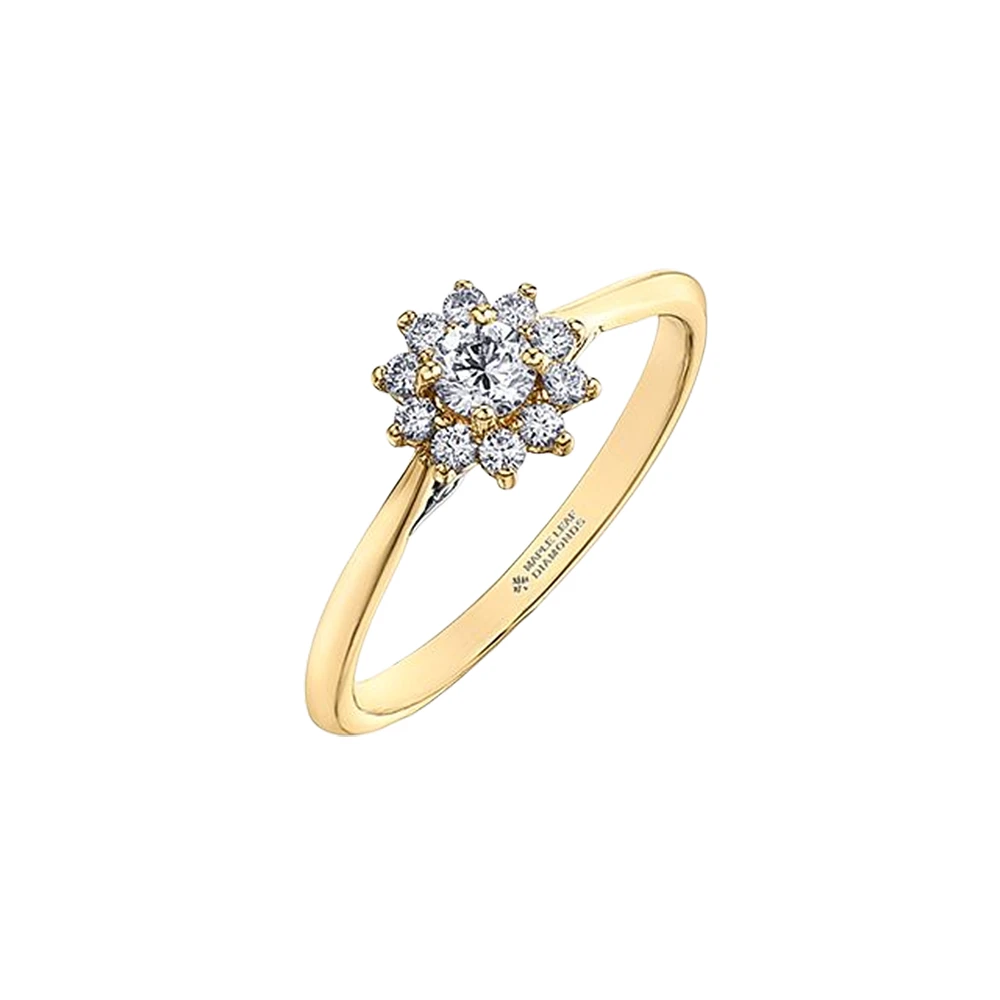 BAGUE EN OR 14K POUR FEMME