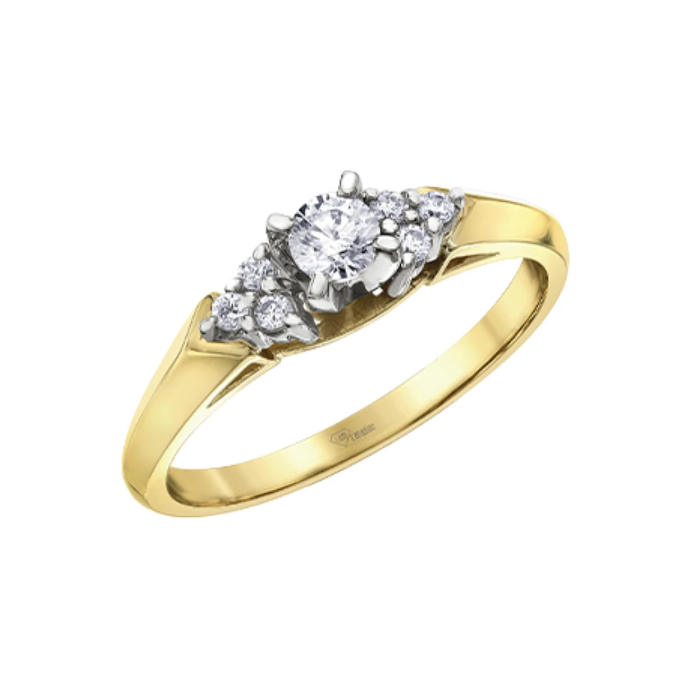 10K 2 TONE GOLD RING