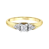 10K 2 TONE GOLD RING