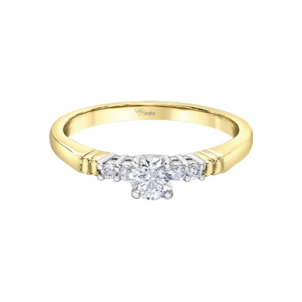 14K 2 TONE GOLD RING