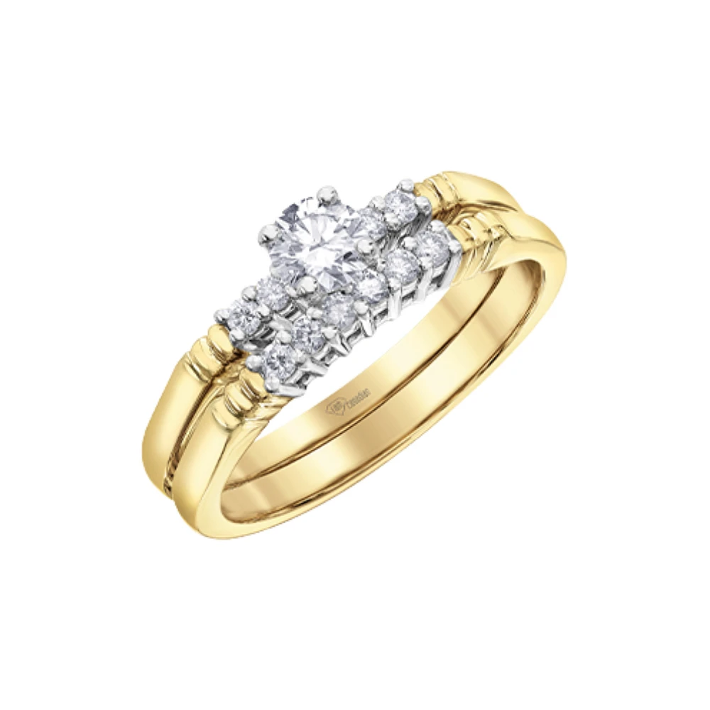 BAGUE OR 2 TONS 14K