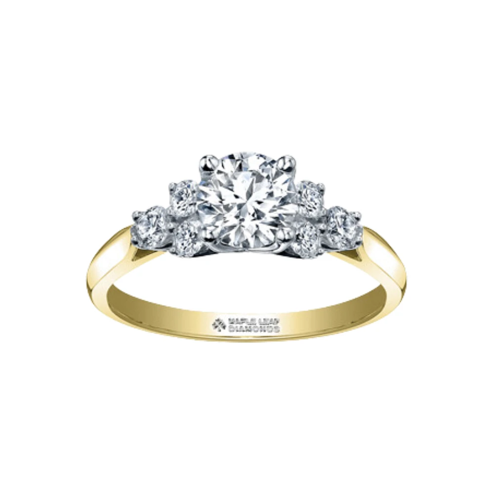 14K 2 TONE GOLD RING