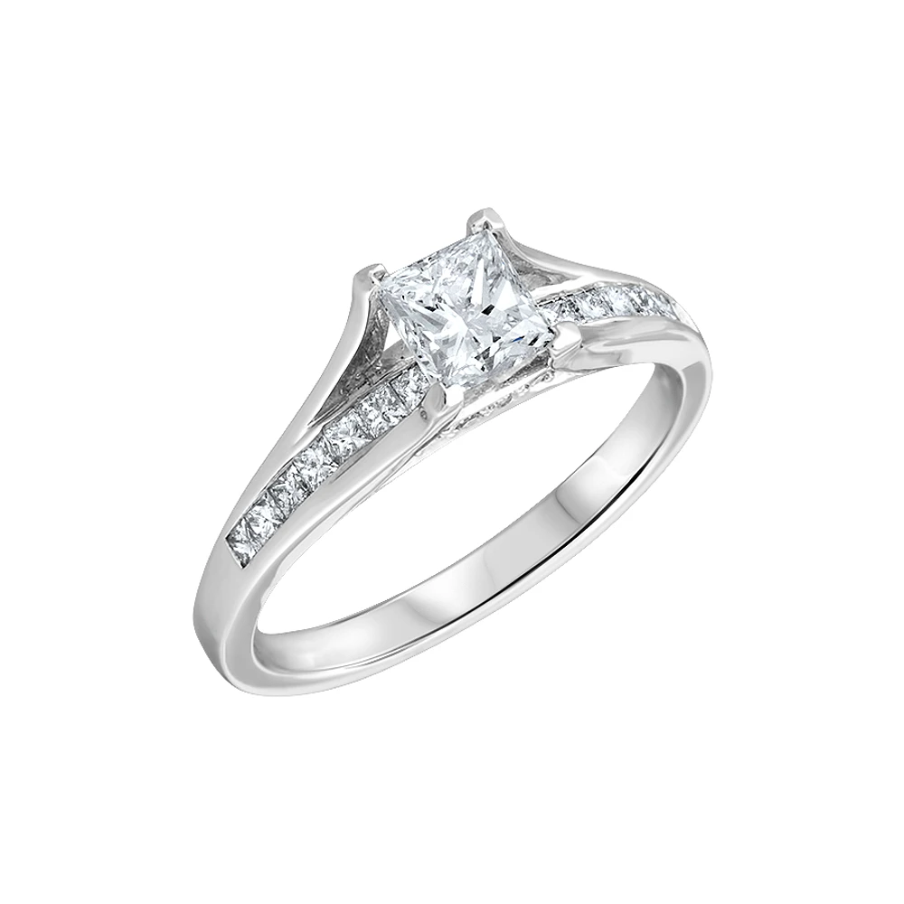 14K WHITE GOLD RING