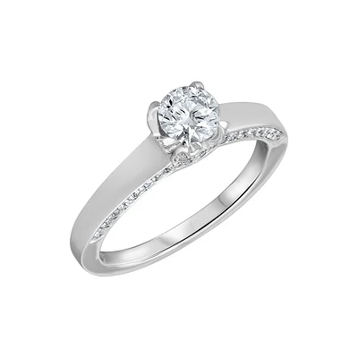 18K WHITE GOLD RING