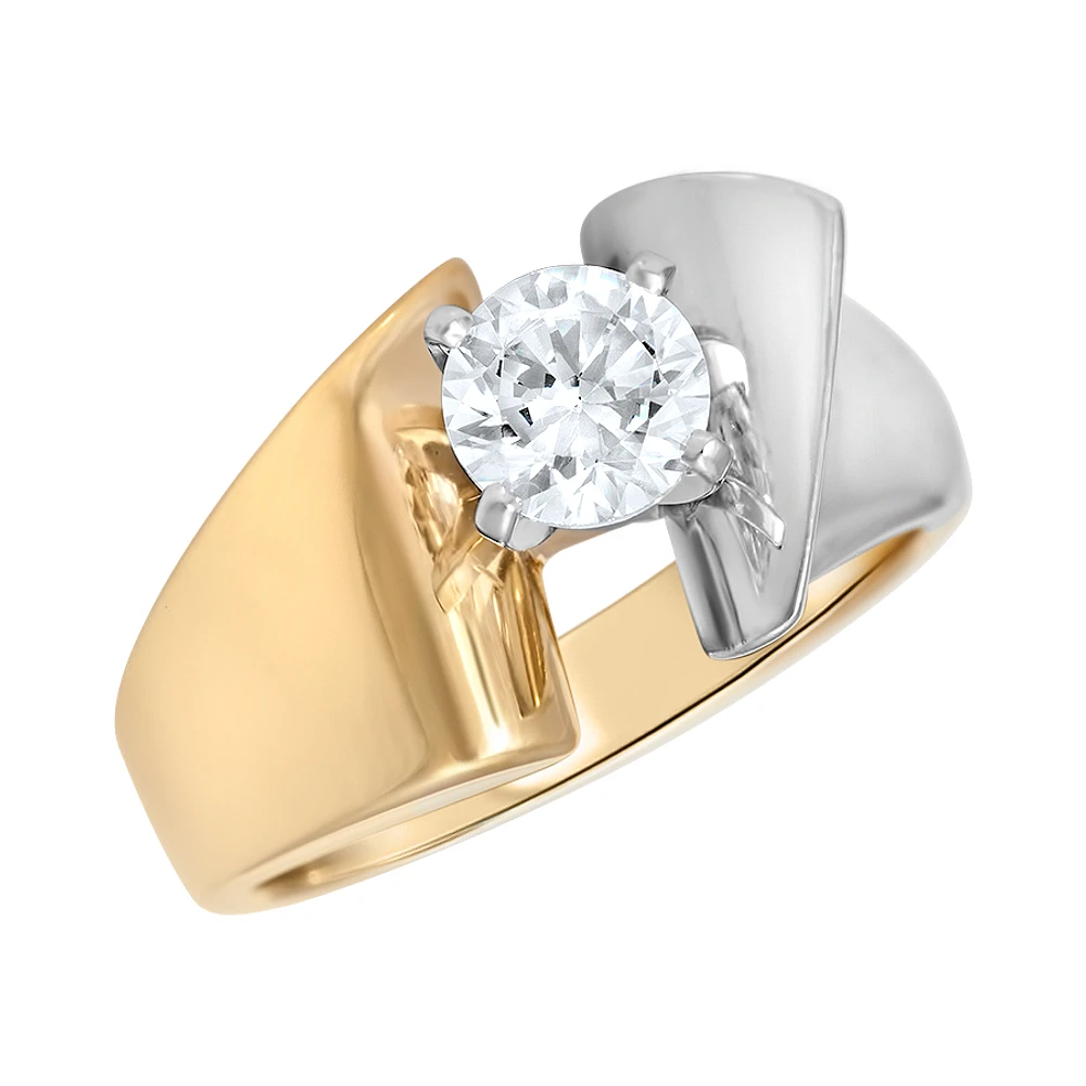 2 TONE 10K GOLD RING