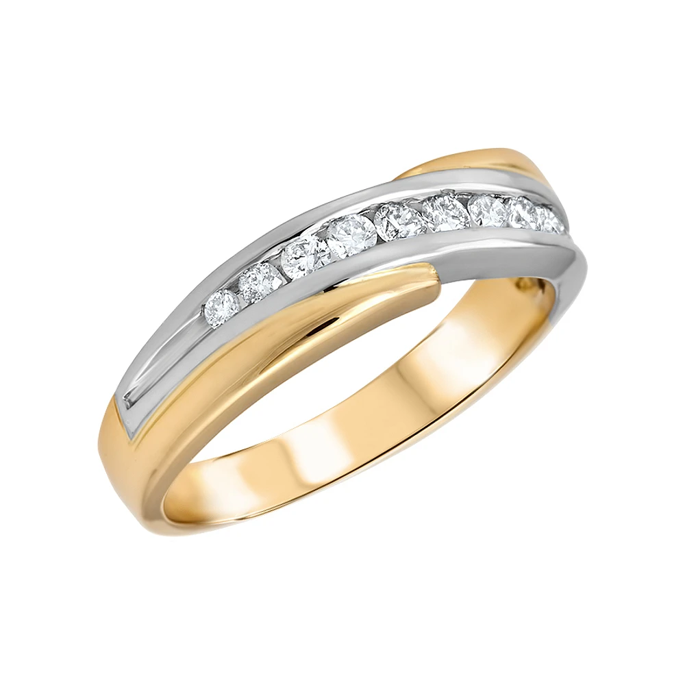 2 TONE 10K GOLD RING