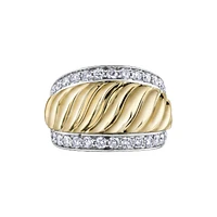 10K 2 TONE GOLD RING