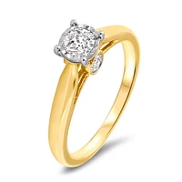 10K GOLD DIAMOND RING