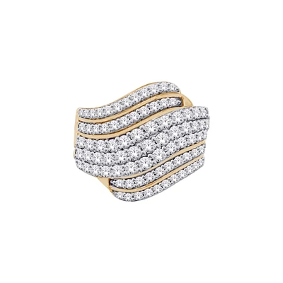 10K 2 TONE GOLD RING