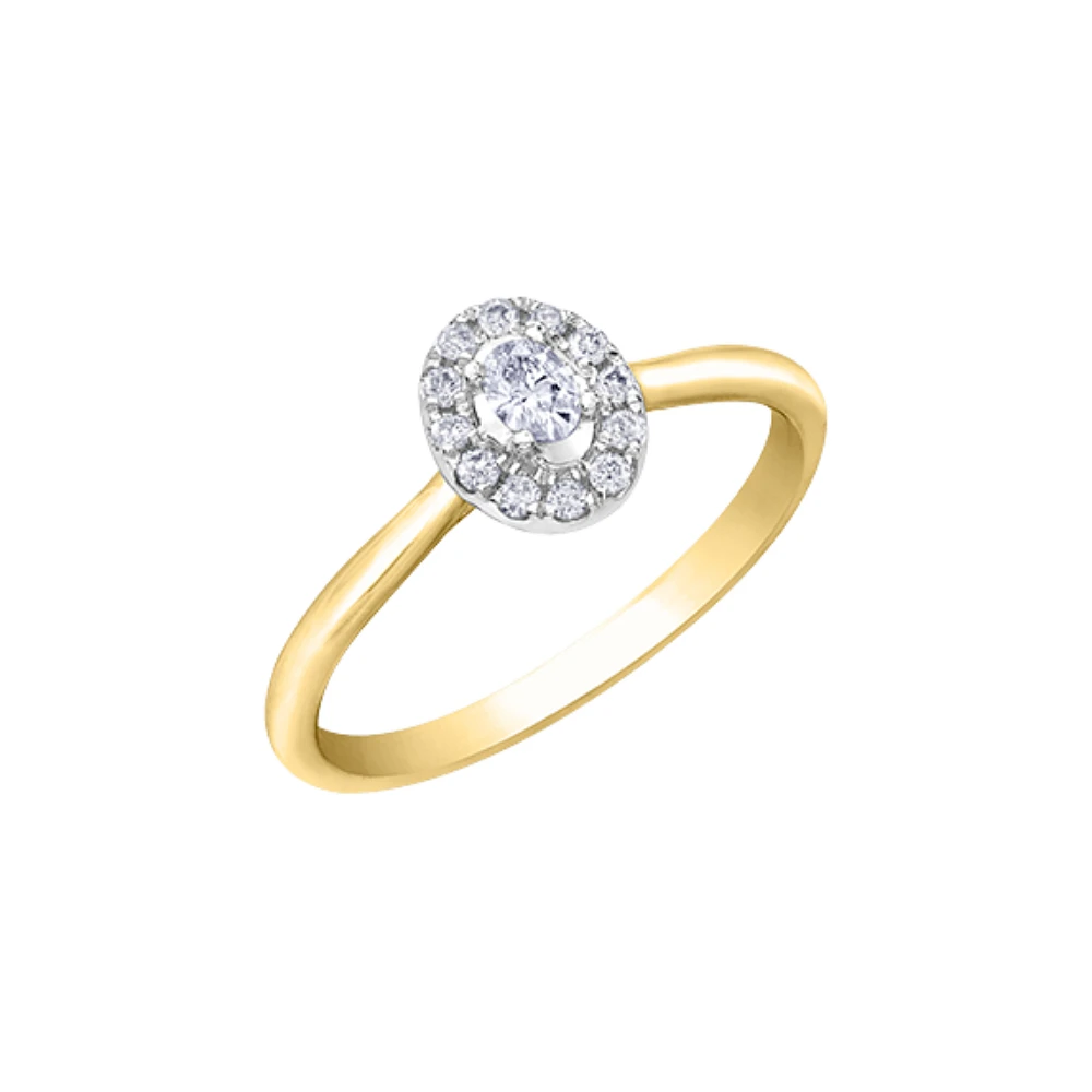 10K 2 TONE GOLD RING