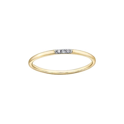 10K YELLOW AND WHITE GOLD RING