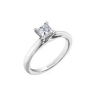 14K GOLD SOLITAIRE ENGAGEMENT RING